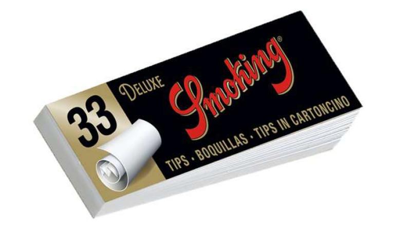 13639 - Smoking Deluxe Tips King Size, 33 Tips