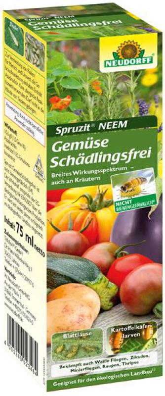 13799 - Neudorff Spruzit NEEM GemüseSchädlingsfrei 75 ml, Pfl.Reg.Nr. 2699-914
