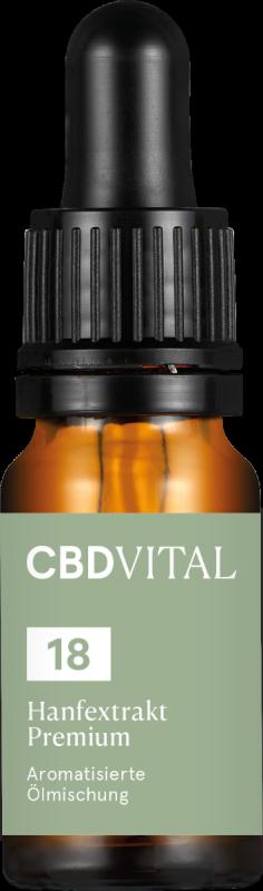 15052 - CBD Vital Hanfextrakt Premium Öl 18 % 10 ml