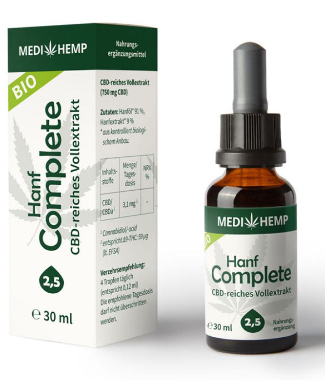11534 - Medihemp Hanf Complete 2,5% 30 ml